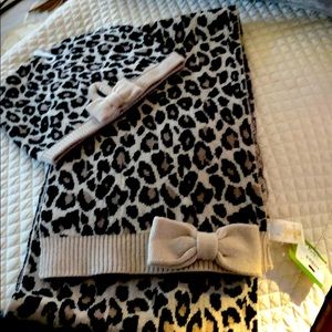 Kate Spade scarf and hat set